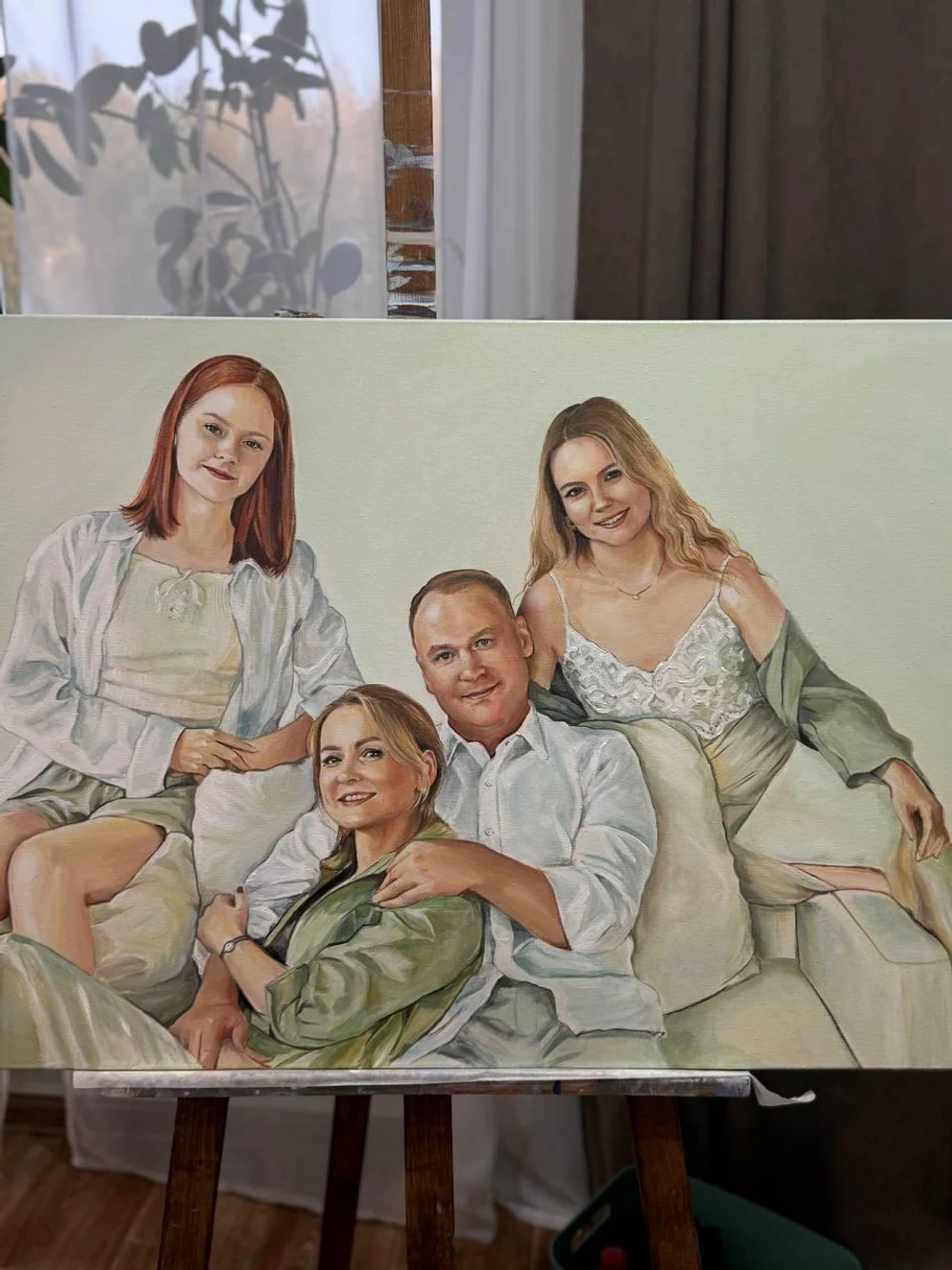 Групповой портрет маслом